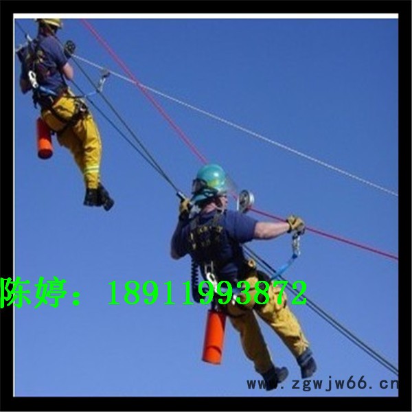 3C认证火灾逃生100米高层安全绳 高空救生缓降器消防逃生缓降器图2