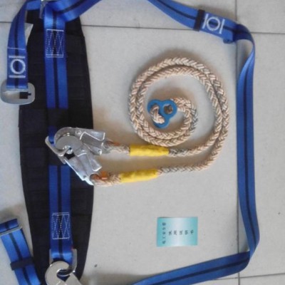 电力安全双保险安全带 高空作业安全防护安全带 安全绳 益光