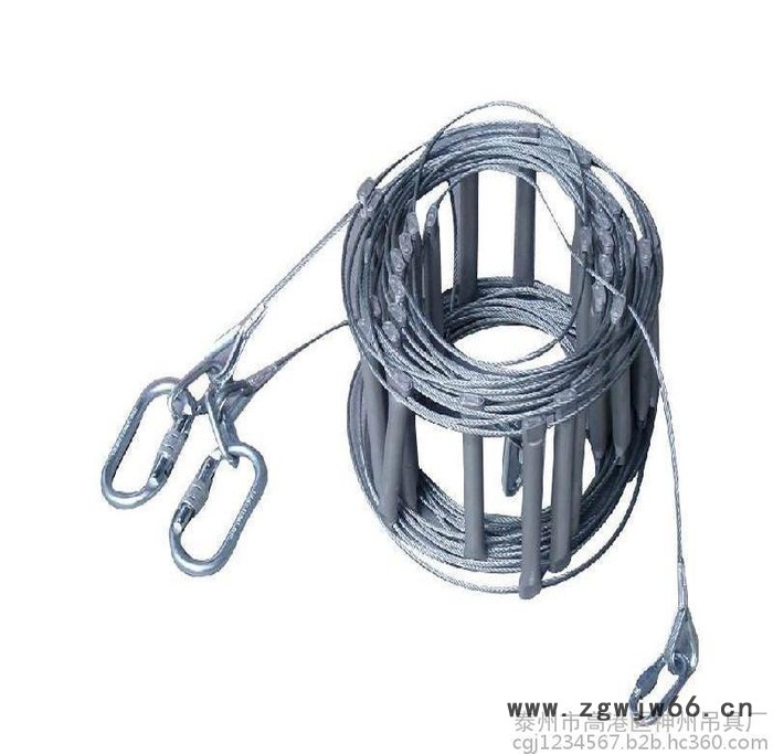 神州吊具SW257电工高空作业攀登软梯 登山绳梯 救生梯 蚕丝绝缘攀爬软梯 消防软梯 逃生安全绳梯**图7