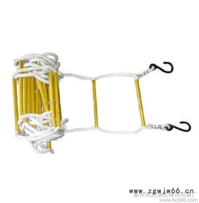 神州吊具SW257电工高空作业攀登软梯 登山绳梯 救生梯 蚕丝绝缘攀爬软梯 消防软梯 逃生安全绳梯**图4