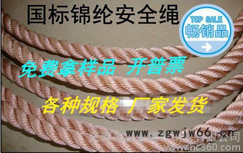 高空安全绳攀爬绳高强绳锦纶绳加钢丝绳吊兰绳急救逃生绳外墙装修图2