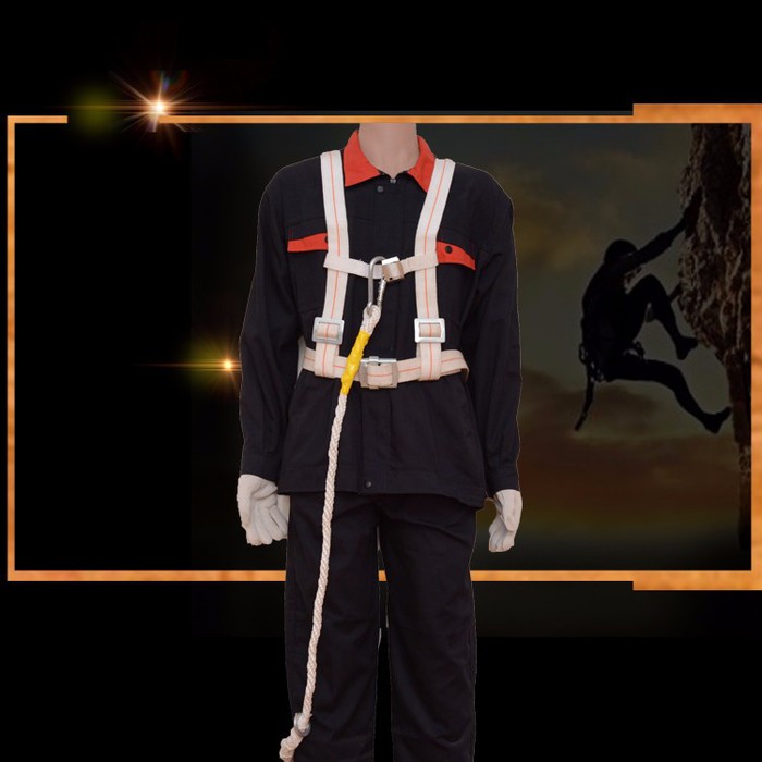 安特 厂家供应 国标安全带 双背高空作业用安全带图3