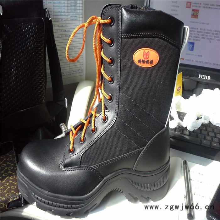 顺安联盾消防抢险救援靴 防砸防刺穿绝缘靴 消防员安全灭火防护靴图3