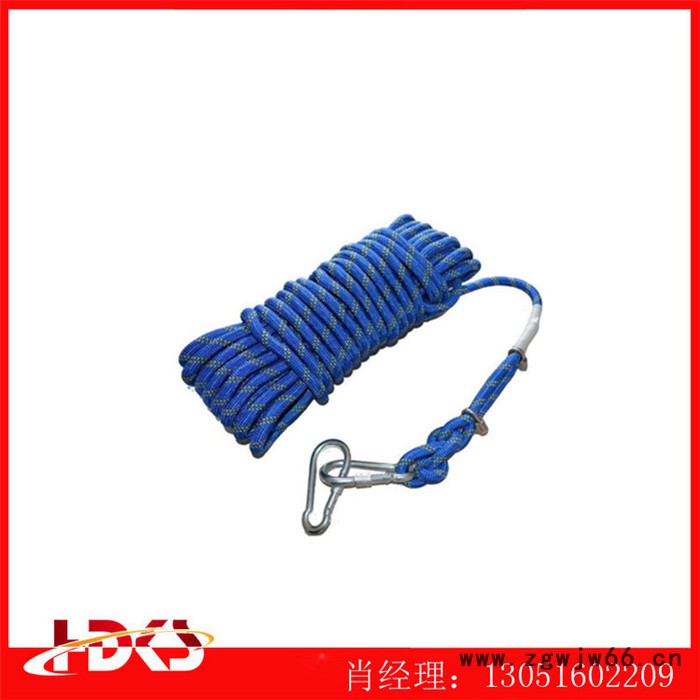 应急逃生绳 消防救援绳 攀登静力绳 安全绳图2