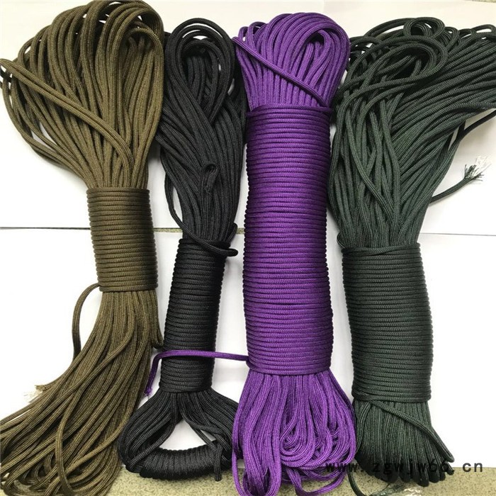厂家生产定制各种 迷彩绳子  箱包绳  维护设备安全绳图6