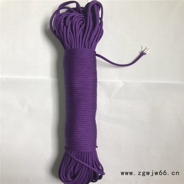 厂家生产定制各种 迷彩绳子  箱包绳  维护设备安全绳图5