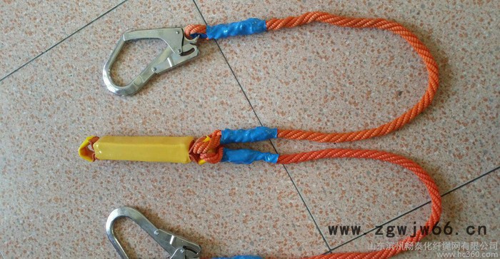 缓冲绳 双大钩缓冲绳 缓冲包 双钩安全带 双挂点安全带图2