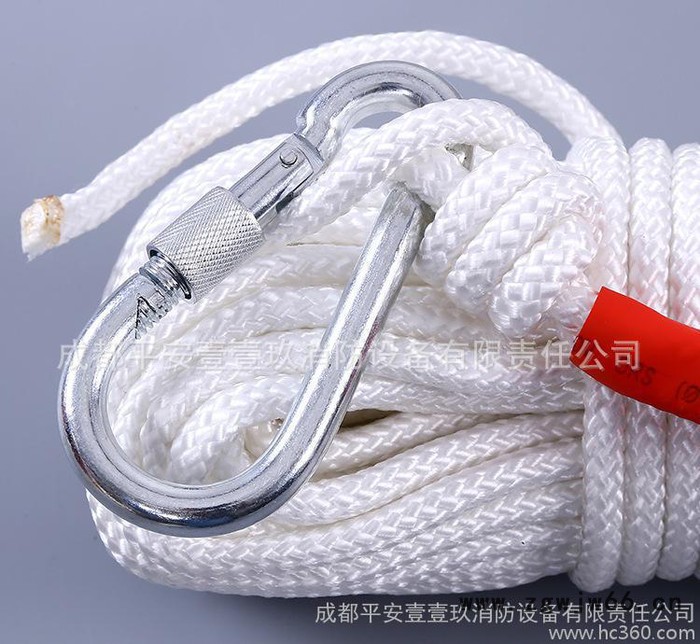 钢丝内芯自救安全绳20米  救援登山攀岩绳 防火阻燃图3