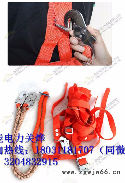 供应金能牌 电工用全方位安全带价格 欢迎购买 石家庄金能电力生产销售图3