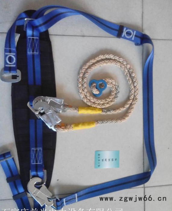 高空作业专用安全带 安全绳 电工双保险安全带 益光电力可图2
