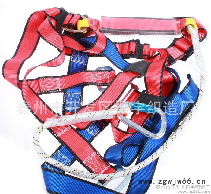 双大钩欧式安全带 带缓冲包高空作业安全带 全背五点全身式安全带图2
