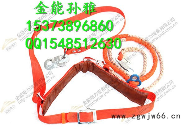 天津全身式安全带 五点式**锦纶材质电工安全带图4