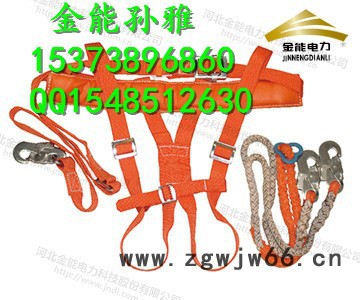 天津全身式安全带 五点式**锦纶材质电工安全带图5