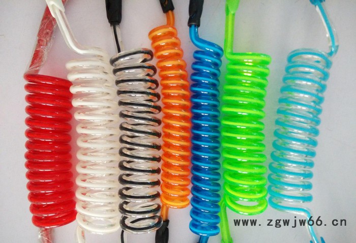 新品上市 6MM7FT冲浪弹簧线 卷绳冲浪板安全绳 TPU超弹力绳图2