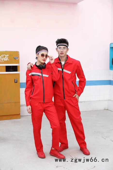 红塔 工作服定做  夏季工作服 立领短袖工作服 公司工作服可定制图3