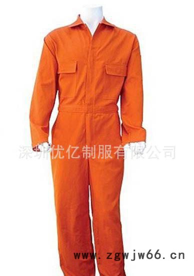 深圳优亿 厂家定做工作服  连体工作服  电力 机械 造船 钢铁各款劳保服装图3