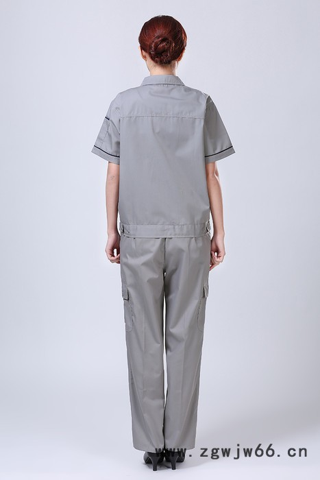 绣女织梦 企业员工工作服厂家定做 新款劳保夏季短袖服装定制图7