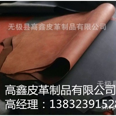 直销 荔枝纹牛皮革 真皮劳保鞋皮料 安全鞋牛细纹贴膜革