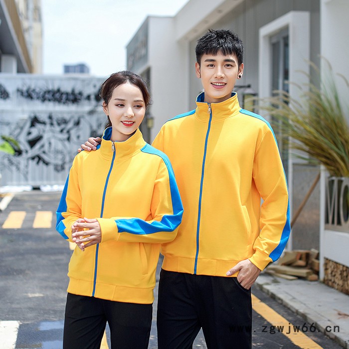 马塔多尔保罗薄款一杠立领拉链卫衣休闲外套印字工作服活动服刺绣印LOGO 立领卫衣图2