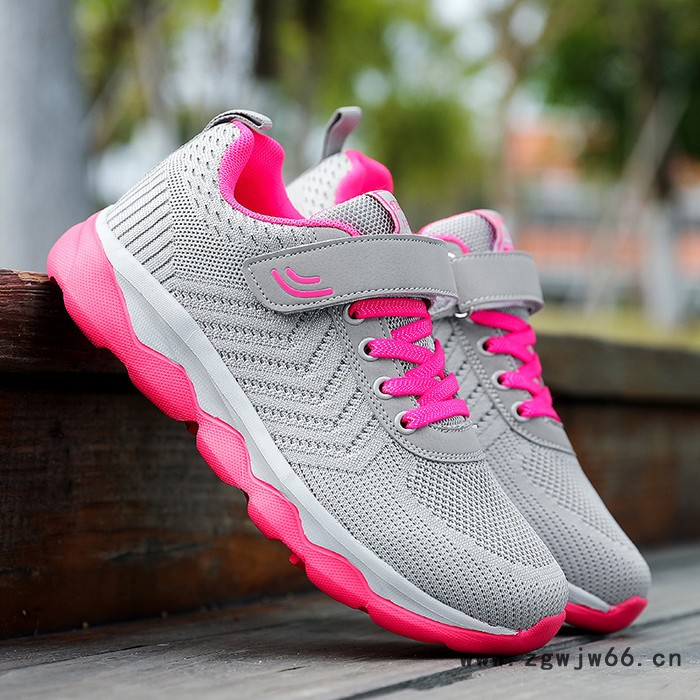 2019新款老人鞋足力中老年健步鞋夜间菱角反光安全鞋休闲跑步妈妈鞋耐磨轻便奶奶健步图2