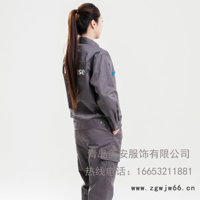 工厂工作服定制_企业工作服定做_车间工作服批发_美安工作服定制图4