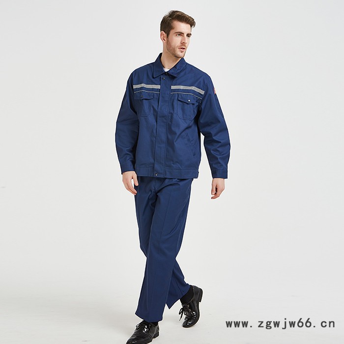 防静电工作服,防静电春秋工作服,加粗反光条,货源稳定,佰益6053图6