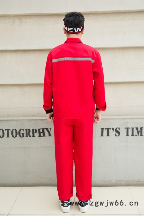 绣女织梦 秋款员工工作服厂家定做 秋季劳保服耐穿耐磨图4