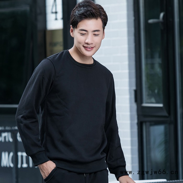 马塔多尔保罗秋季圆领套头卫衣订制情侣班服工作服刺绣印logo纯色卫衣批发 圆领卫衣图4