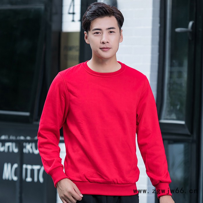 马塔多尔保罗秋季圆领套头卫衣订制情侣班服工作服刺绣印logo纯色卫衣批发 圆领卫衣图3