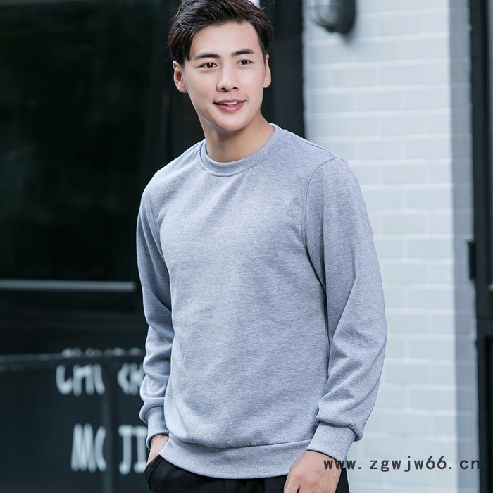 马塔多尔保罗秋季圆领套头卫衣订制情侣班服工作服刺绣印logo纯色卫衣批发 圆领卫衣图2