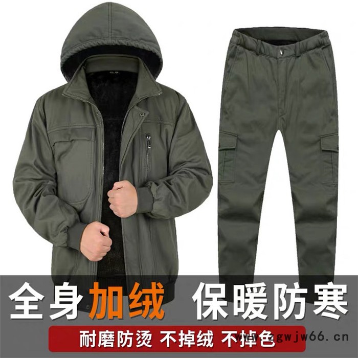 永达服装 全棉冬装 冬装面料 秋冬季保暖套装 防风保暖工作服 生产厂家图7