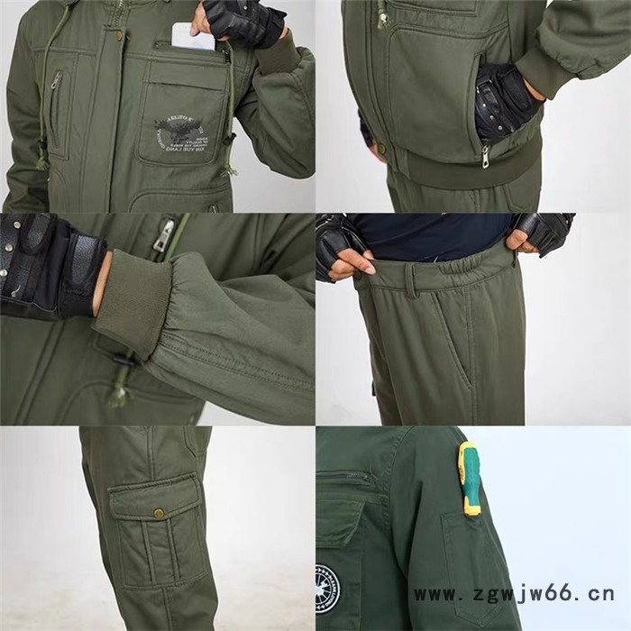 永达服装 全棉冬装 冬装面料 秋冬季保暖套装 防风保暖工作服 生产厂家图5