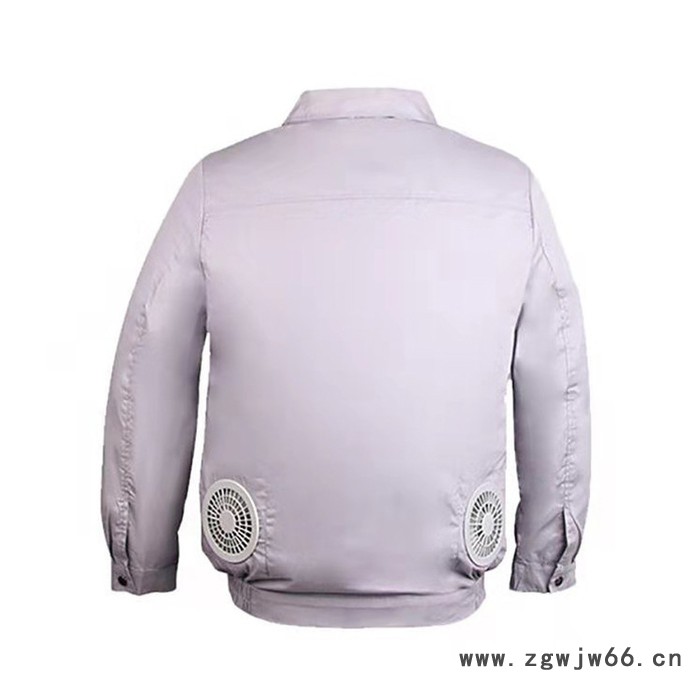 川宇新款夏季空调服带风扇_户外防嗮衣服防暑降温usb充电制冷工作服图8