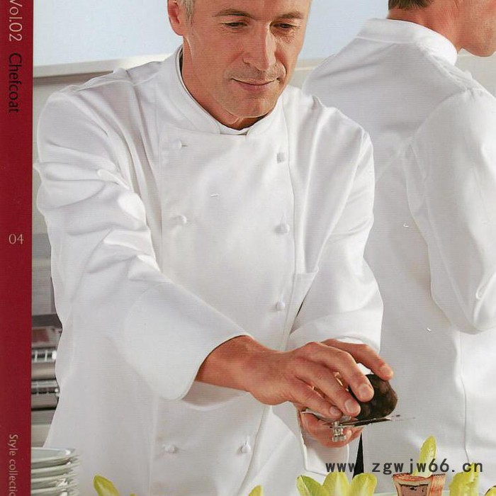 上海工作服生产厂家供应定做厨师服  酒店制服 厨师工作服 各种厨师服订做 直销图3