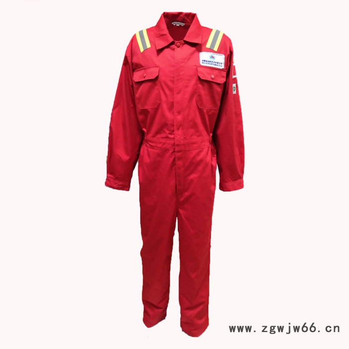 直销防酸碱工作服阻燃连体服|隔热阻燃连体服图4
