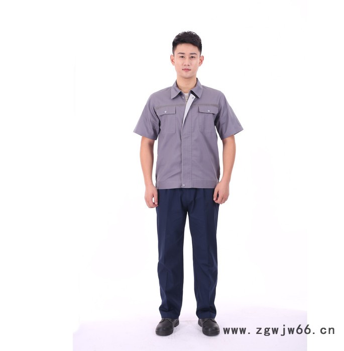 绣女织梦 劳保服厂家 **纯棉短袖工作服图3