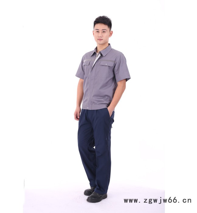 绣女织梦 劳保服厂家 **纯棉短袖工作服图4