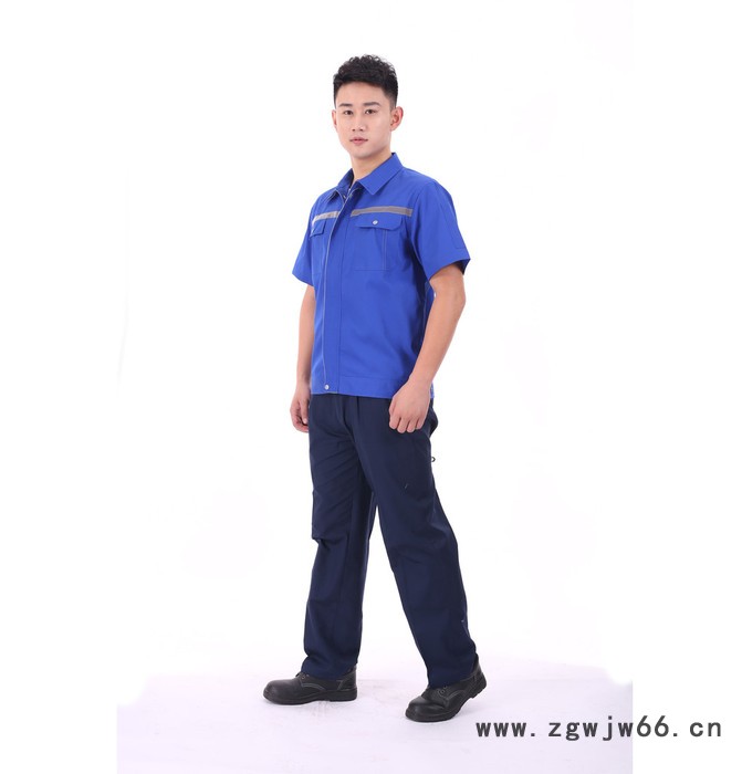 绣女织梦 **纯棉 短袖工作服 厂家批发图2