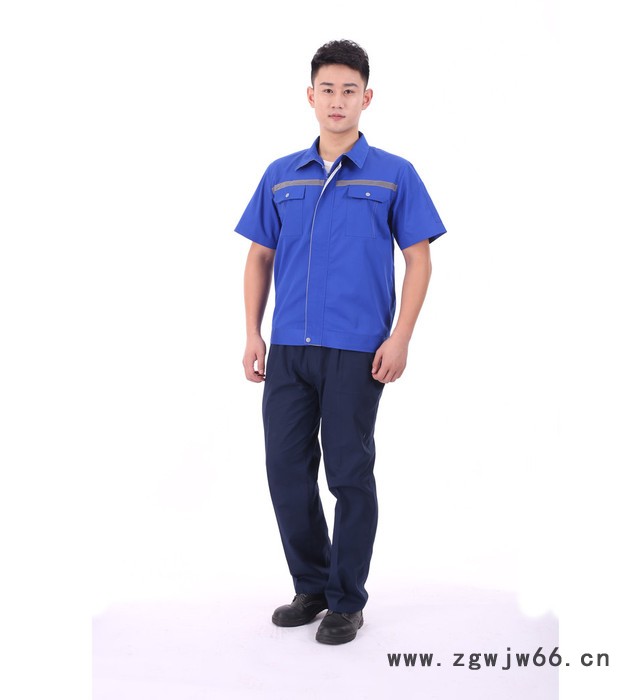 绣女织梦 **纯棉 短袖工作服 厂家批发图3