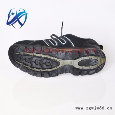 戈盾WG1003 新款休闲运动安全鞋 防砸防刺穿耐磨橡胶大底 翻毛皮牛皮鞋面劳保鞋工作鞋