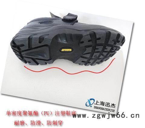 安全鞋 防护鞋 安道思防静电鞋 凉鞋款 二层皮帮面 21101劳保鞋图2