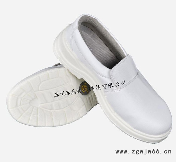 防静电防砸钢包头低帮白色安全鞋/劳保鞋/防护鞋图2