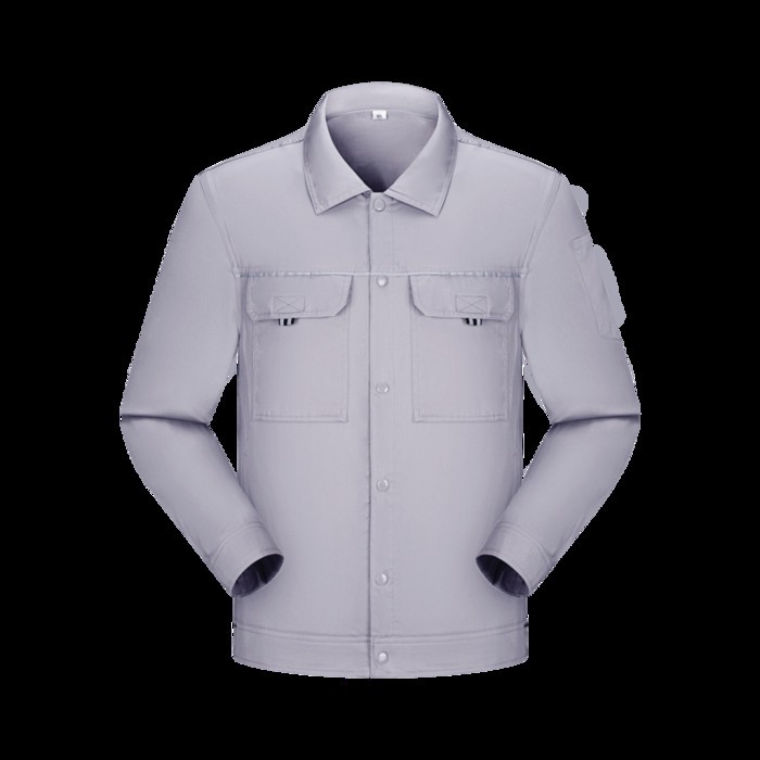 绣女织梦GYJ992 夏款长袖纯棉工作服 夏季纯棉工作服 夏款纯棉套装图4