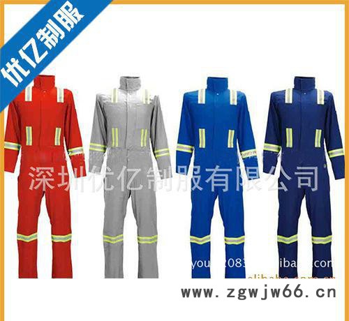 连体防护工作服 **阻燃防火服 特殊行业防护劳保服装图2
