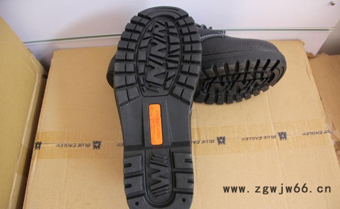 黑皮防砸防刺穿劳保鞋 加钢头带钢板工作安全鞋 工厂工地防滑鞋图2