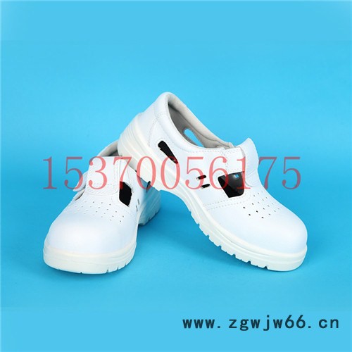 夏季凉鞋防砸透气凉鞋男女款打孔透气防砸劳保鞋捷足安全鞋净又净供图2