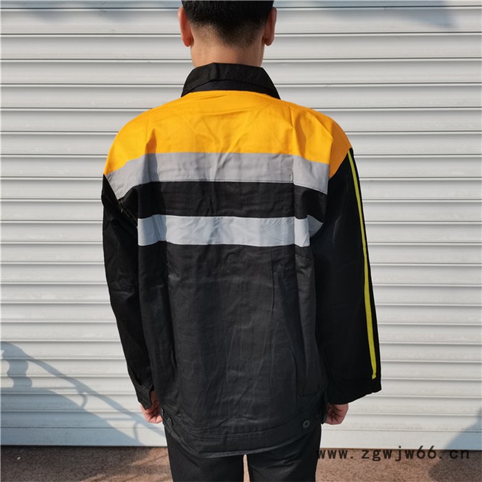 铁路秋冬长袖工作服套装 铁路防护单衣 调车防护服套装图7