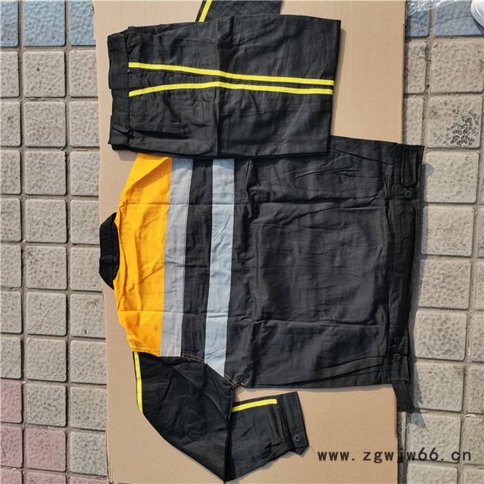 铁路秋冬长袖工作服套装 铁路防护单衣 调车防护服套装图2
