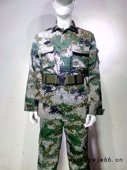 真人CS服装07式迷彩服军训套装 扩展训练迷彩套装 07数码迷彩企业工作服训练服图3