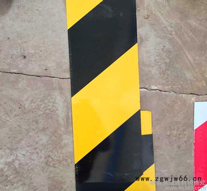 直销 镀锌铁皮楼层警示带 施工安全带 黑黄铁皮警示带 斜杠图3